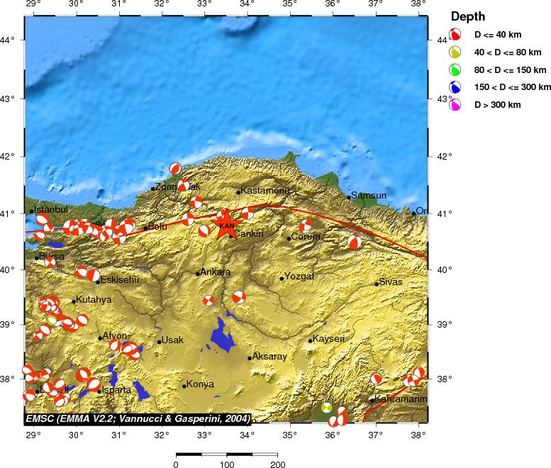 Regional moment Tensor