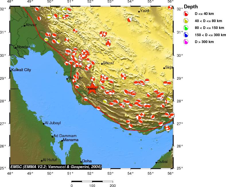 Regional moment Tensor