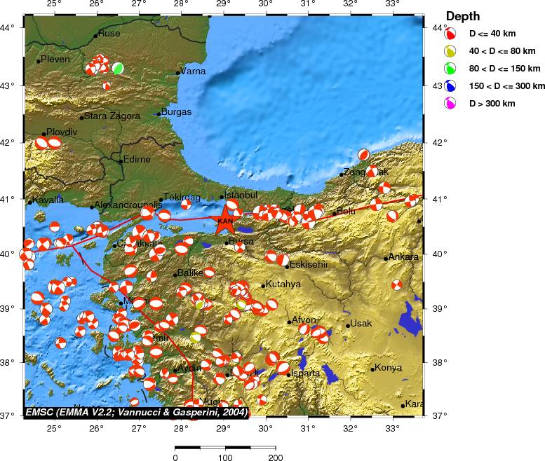 Regional moment Tensor