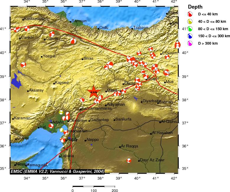Regional moment Tensor