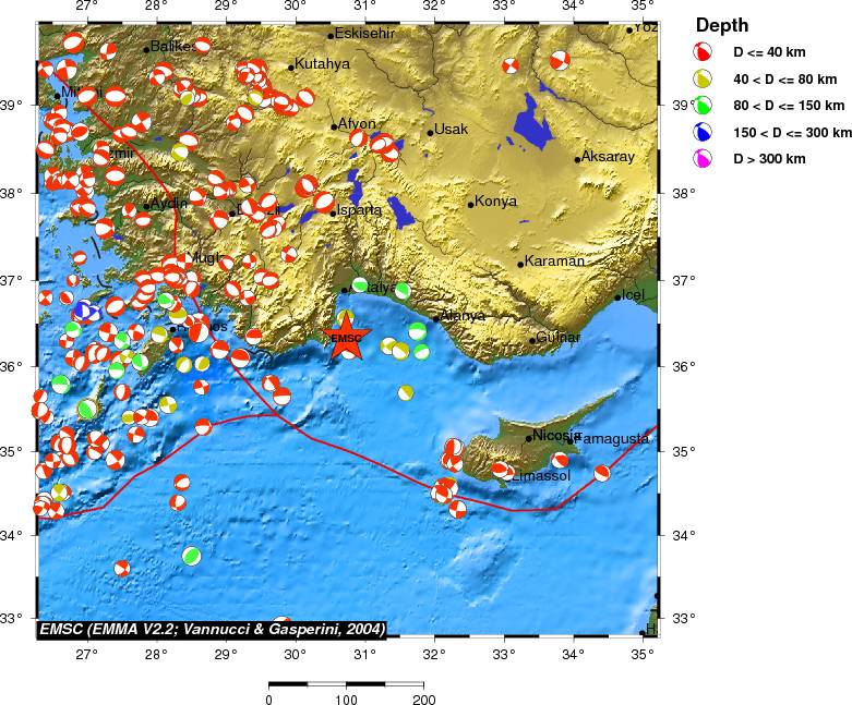Regional moment Tensor