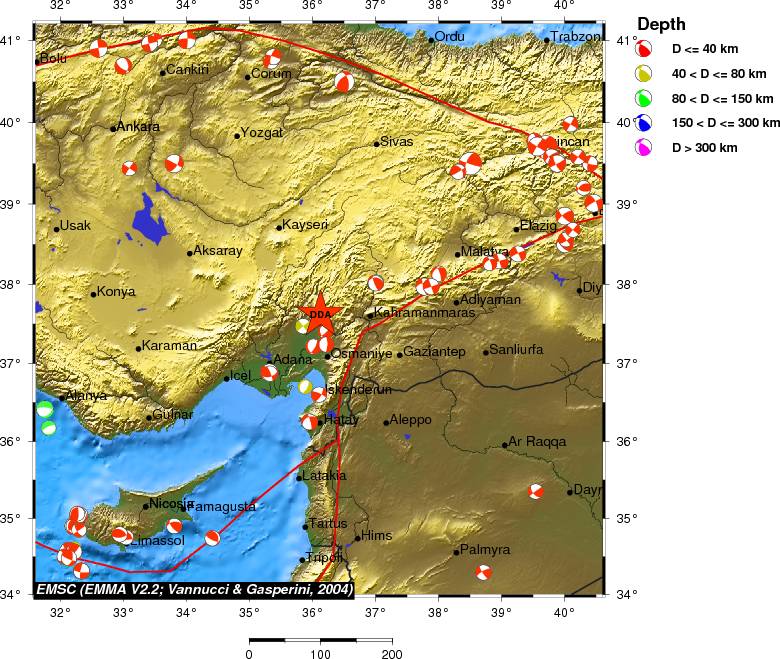 Regional moment Tensor