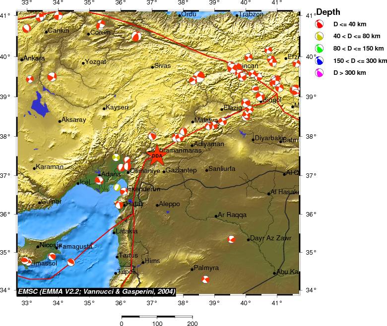 Regional moment Tensor