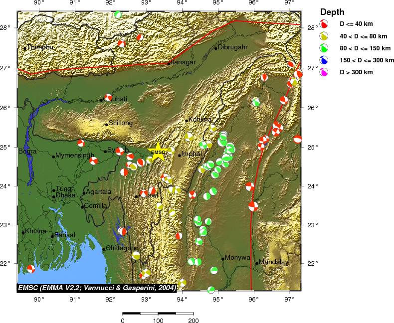 Regional moment Tensor
