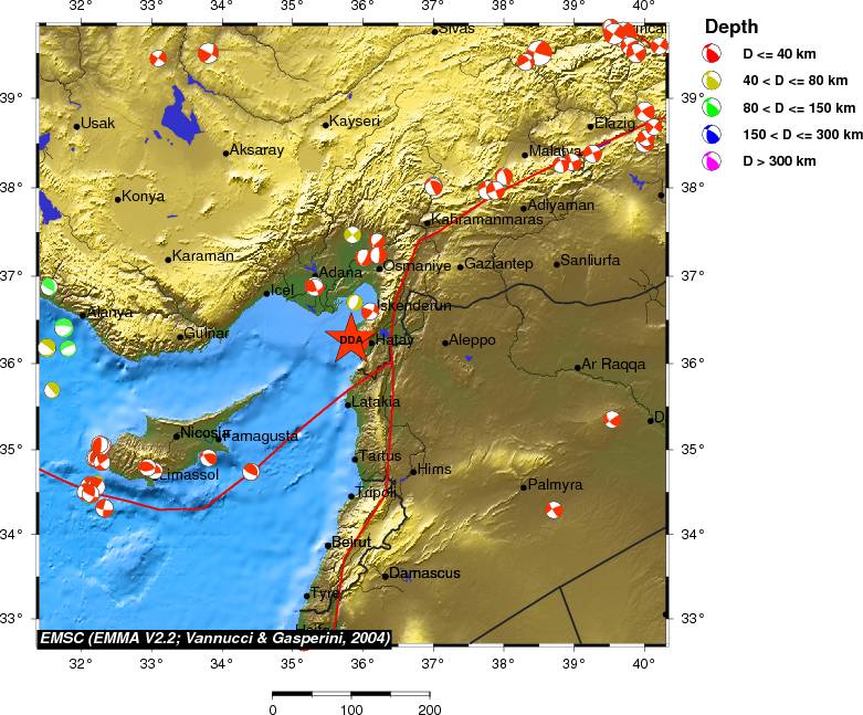 Regional moment Tensor
