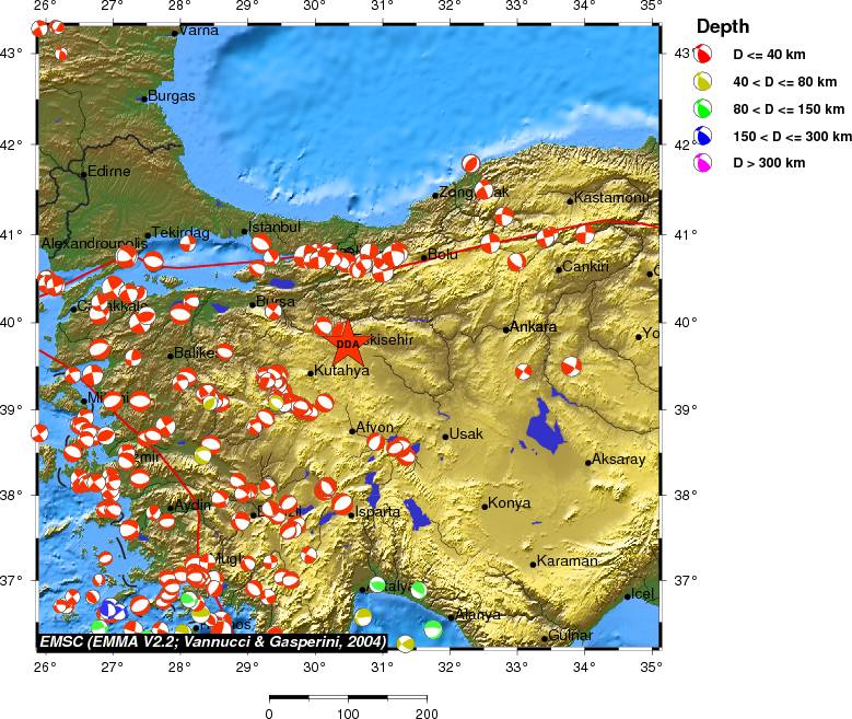 Regional moment Tensor
