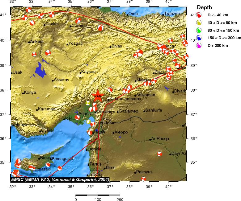 Regional moment Tensor