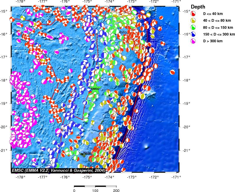 Regional moment Tensor