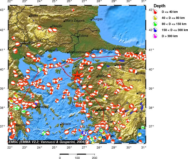 Regional moment Tensor
