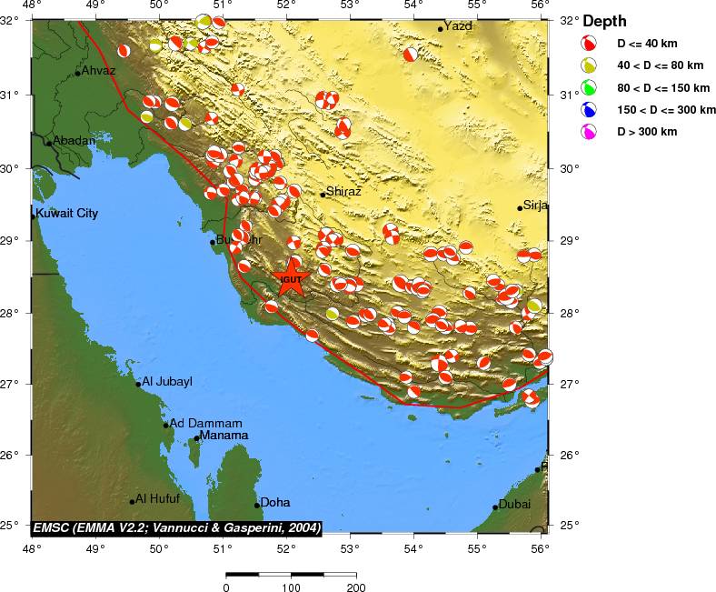 Regional moment Tensor