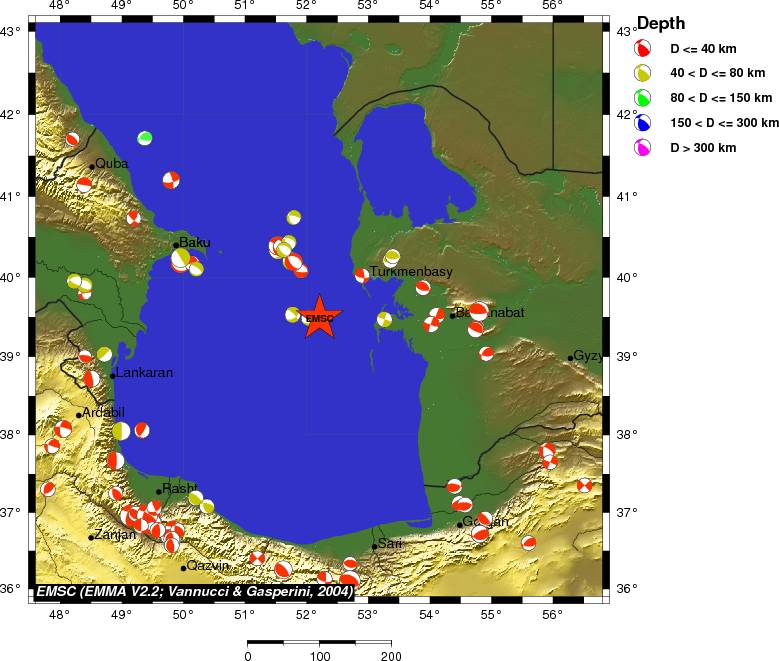 Regional moment Tensor