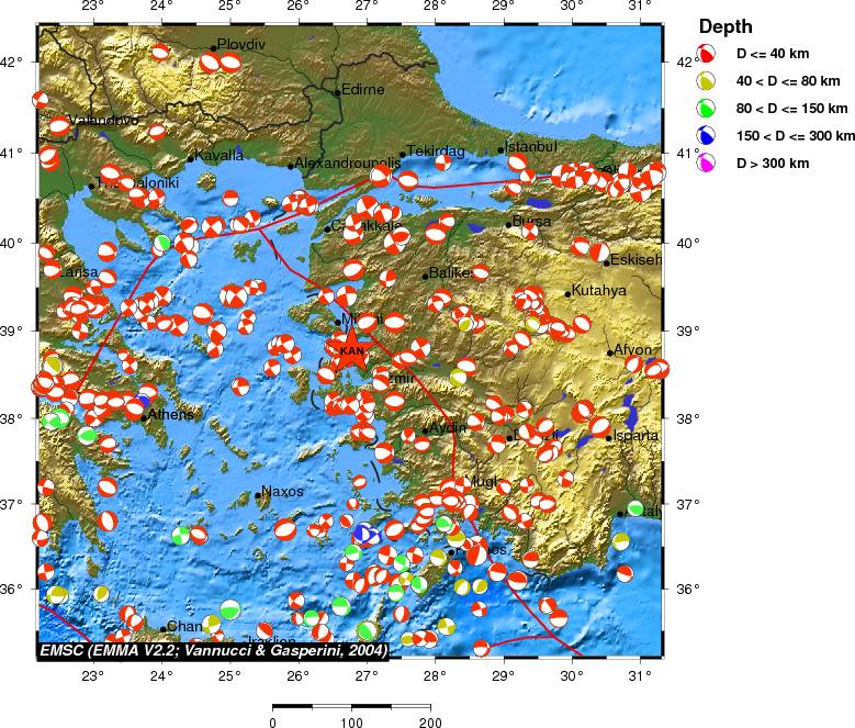 Regional moment Tensor