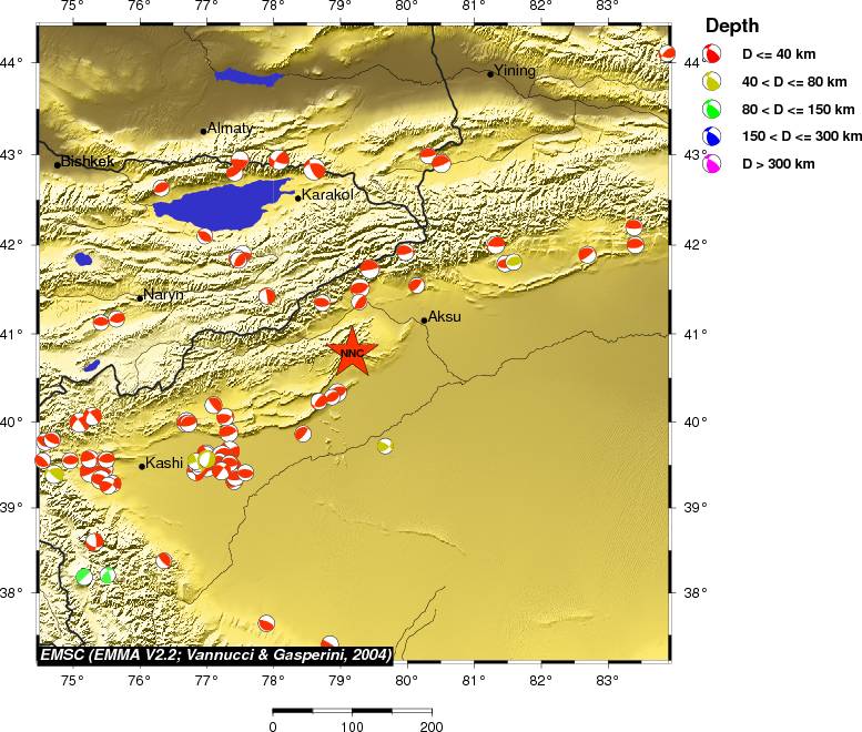 Regional moment Tensor