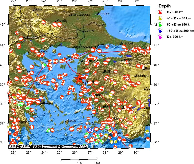 Regional moment Tensor