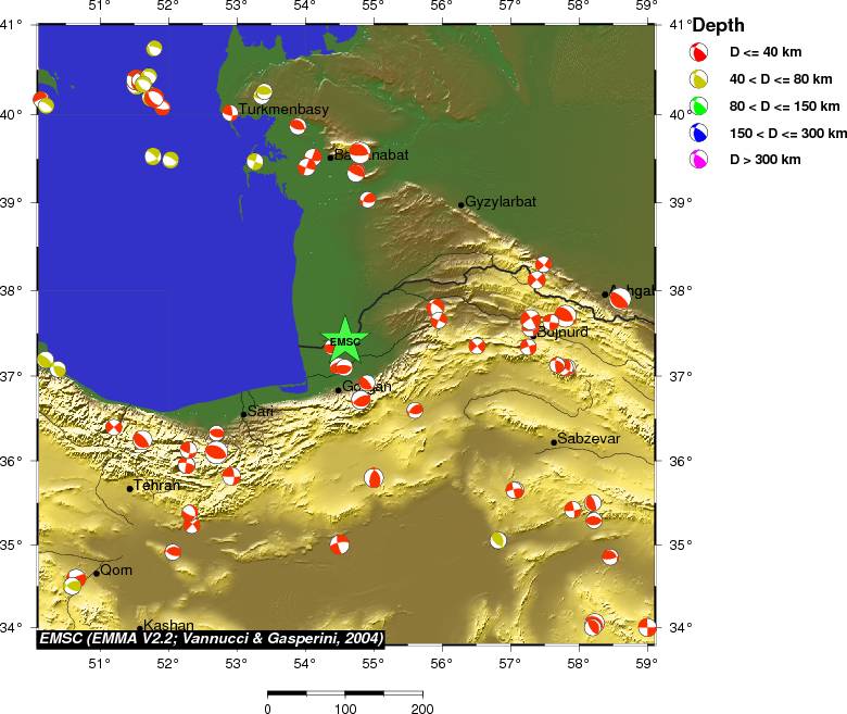 Regional moment Tensor