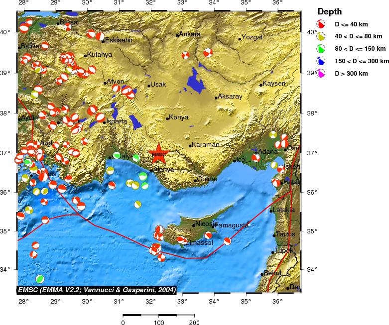 Regional moment Tensor