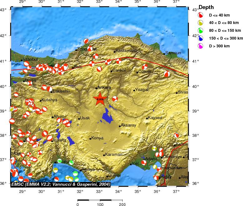 Regional moment Tensor