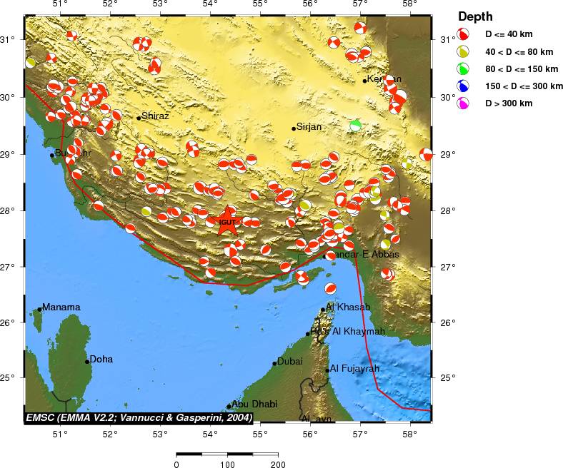 Regional moment Tensor