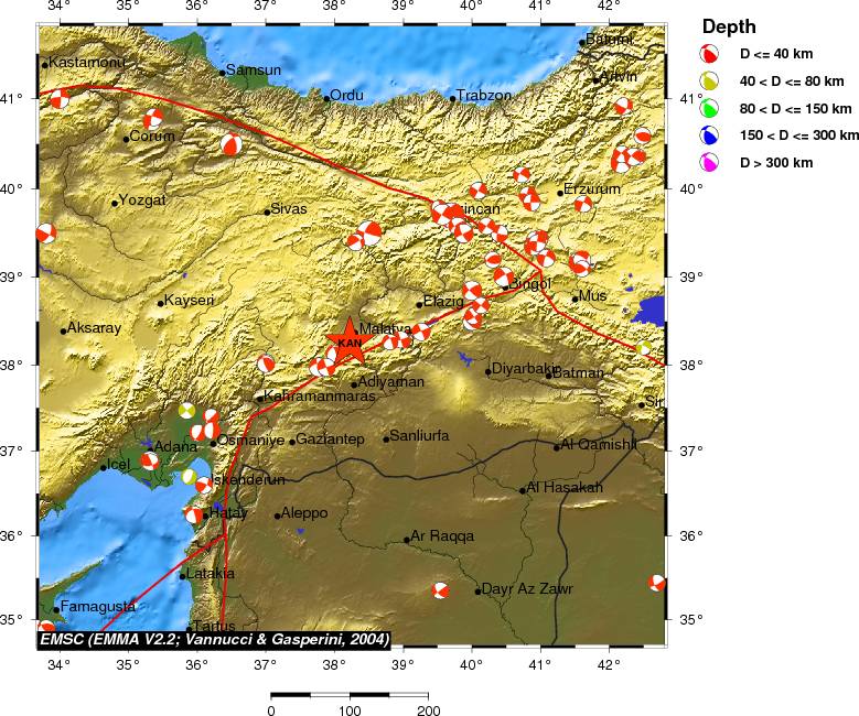 Regional moment Tensor