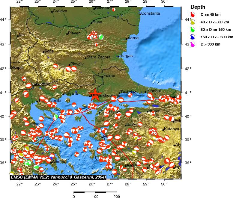 Regional moment Tensor