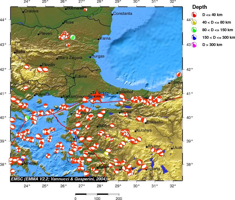Regional moment Tensor