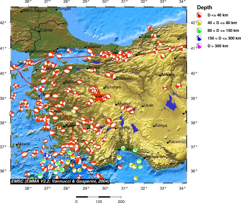Regional moment Tensor
