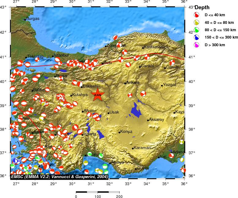 Regional moment Tensor