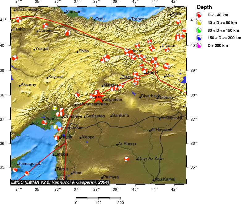 Regional moment Tensor
