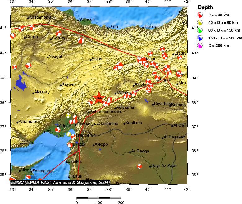 Regional moment Tensor