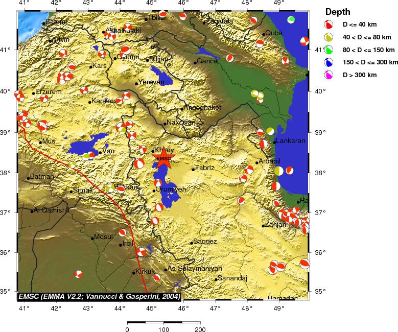 Regional moment Tensor