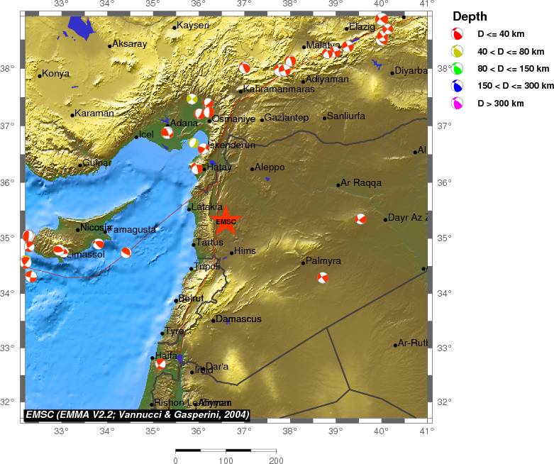 Regional moment Tensor