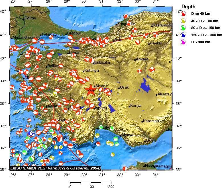 Regional moment Tensor