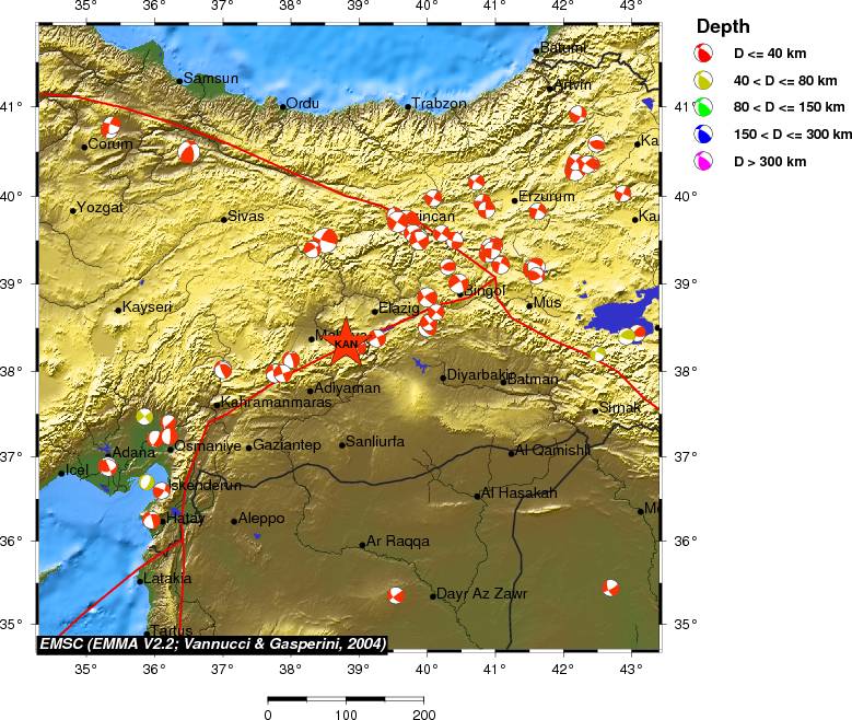 Regional moment Tensor