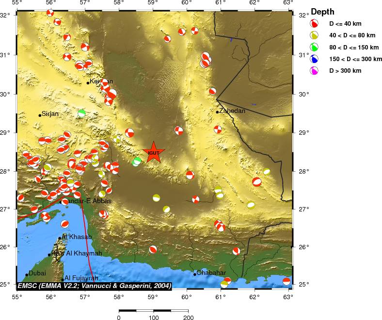 Regional moment Tensor
