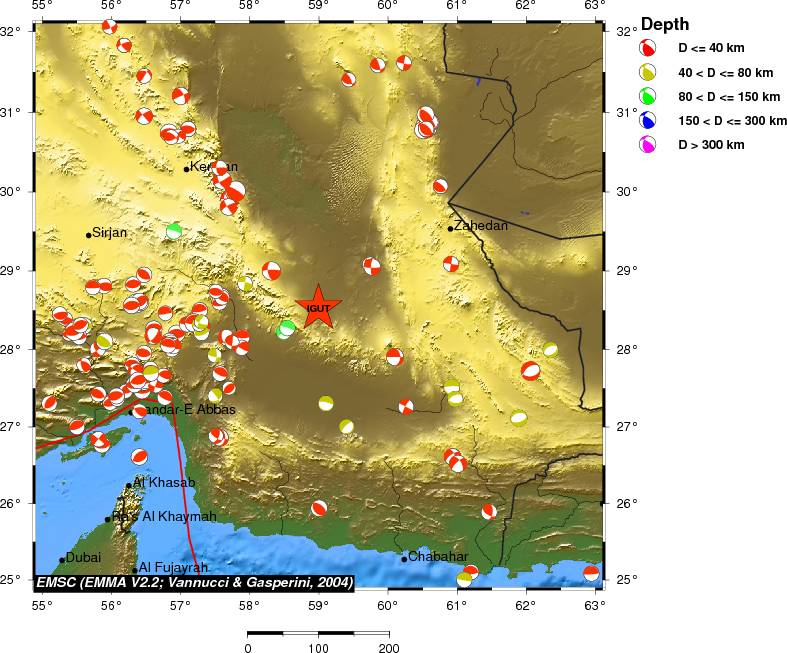 Regional moment Tensor