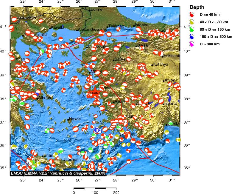 Regional moment Tensor