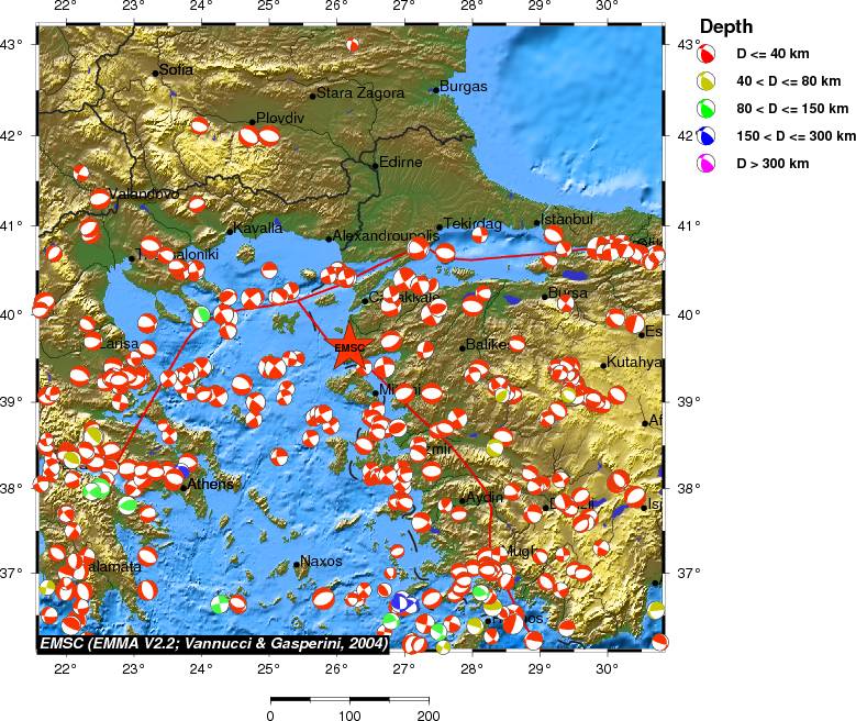 Regional moment Tensor