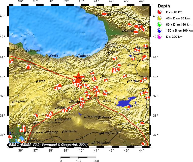 Regional moment Tensor