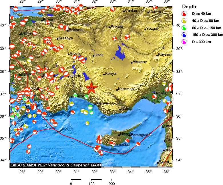 Regional moment Tensor