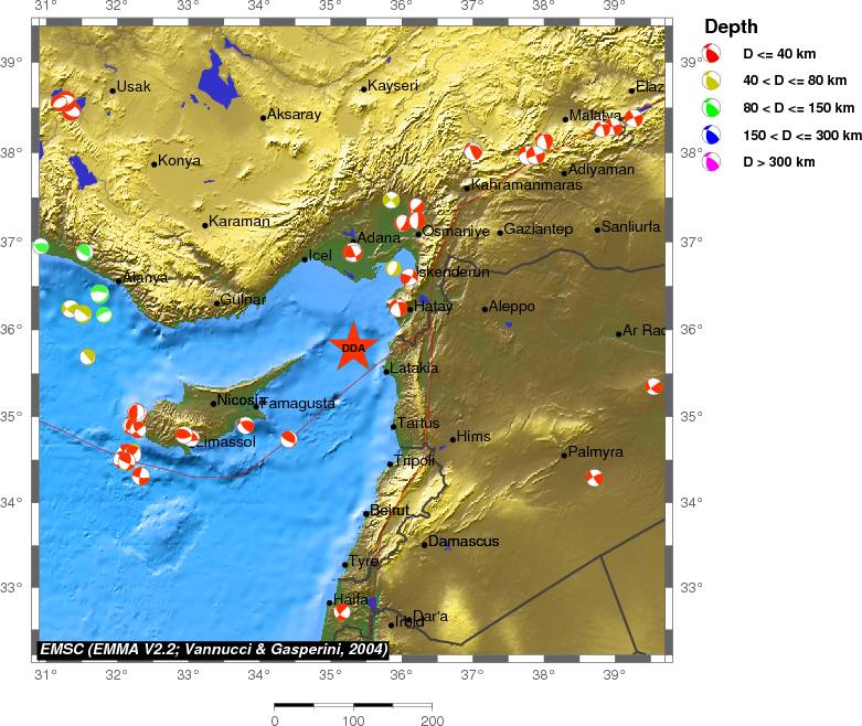 Regional moment Tensor