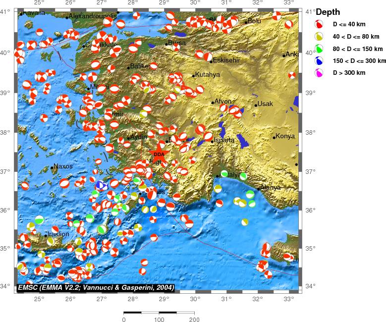 Regional moment Tensor