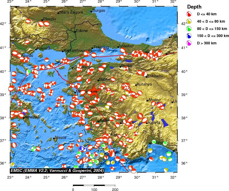 Regional moment Tensor