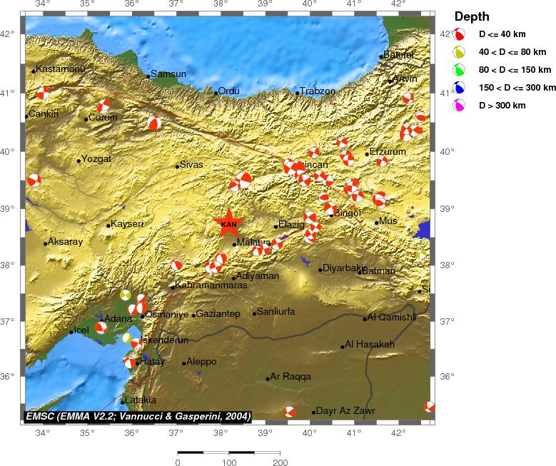 Regional moment Tensor