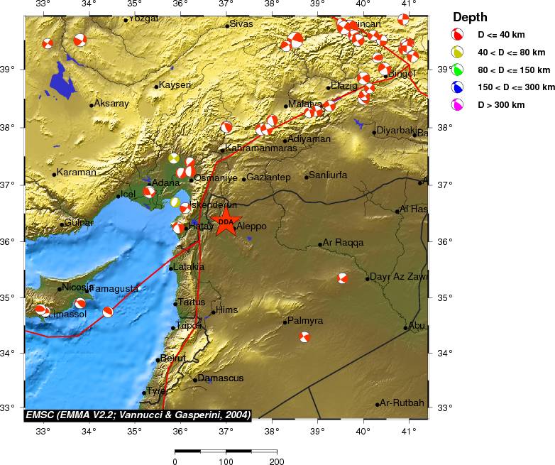 Regional moment Tensor
