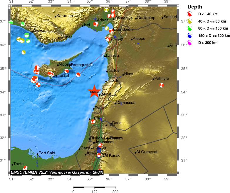 Regional moment Tensor