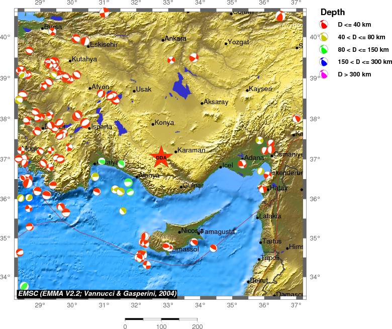 Regional moment Tensor