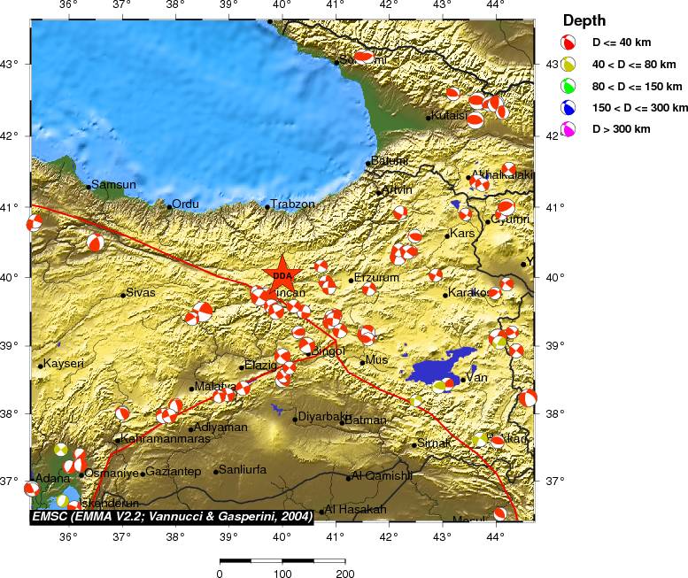 Regional moment Tensor