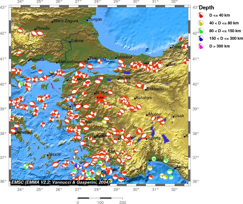 Regional moment Tensor