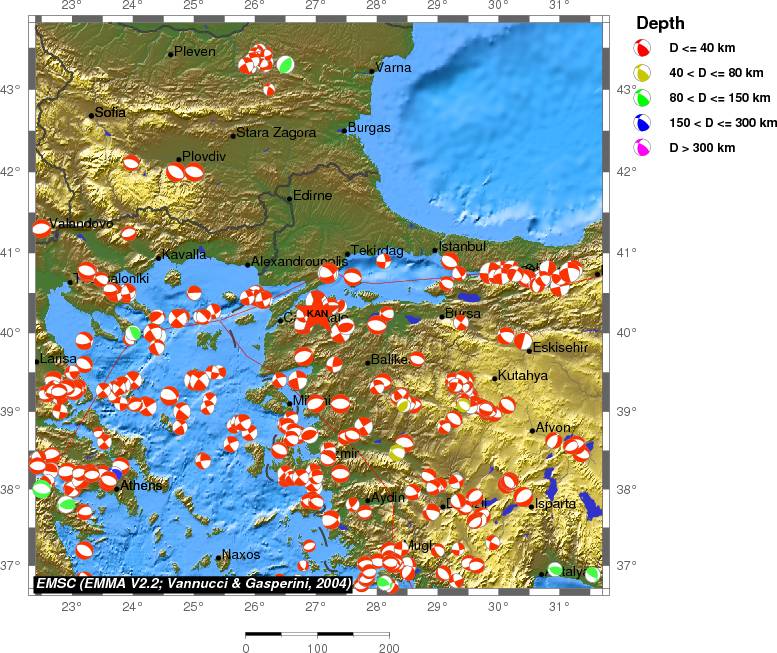 Regional moment Tensor