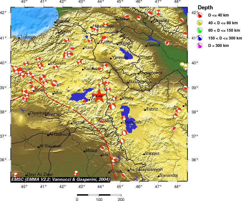 Regional moment Tensor